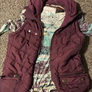 long sleeve shirt and vest from maurices
